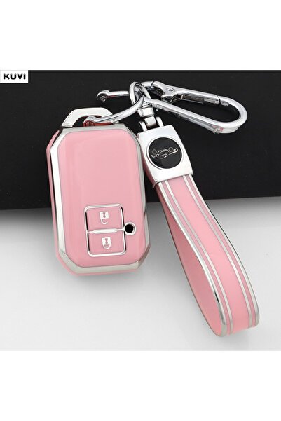 Choice22 Pink Set 2 Fashion TPU Car Remote Smart Key Holder Cover Case Shell ...