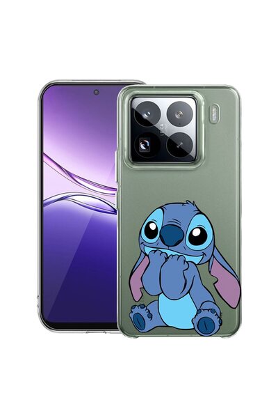 bestcase ¬Æ Husa Clear Slim Silicon Compatibila cu Xiaomi 15 Pro, Lilo Stitch...