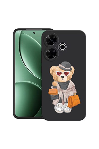bestcase Θήκη για Xiaomi Redmi 13x με Σχέδιο Αρκουδάκι Ψώνια, TPU Ματ Εξαιρετ...
