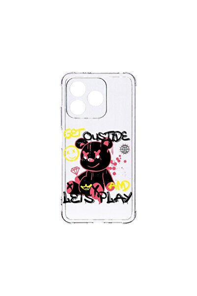 bestcase Husa pentru Xiaomi Redmi 13, BestCase¬Æ Anti Shock 1.5MM, Teddy Bear...