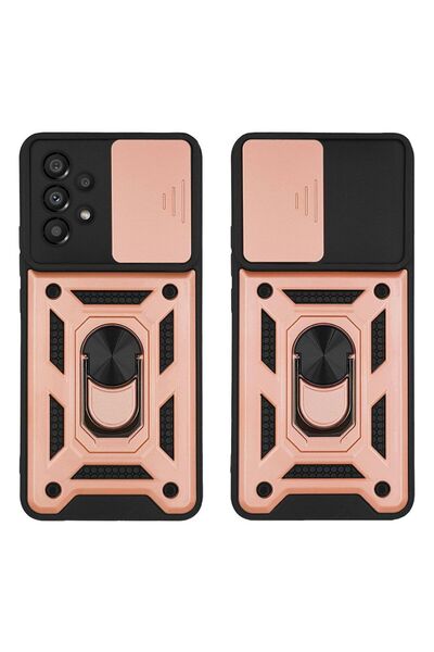 Sonique Θήκη Ring Armor CamPro για Samsung Galaxy A23 5G / Galaxy A23 4G Ροζ ...