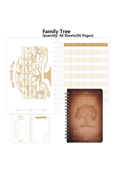 Choice Family Tree 48 sheets Family History Tree Record Book A Guide to Creat...