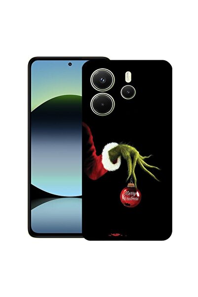 bestcase ¬Æ Husa pentru Xiaomi Redmi Note 14, Xmas Grinch, Slim Silicon 0.8MM...