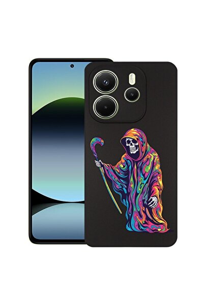 bestcase Калъф за Xiaomi Redmi Note 14, Цветове на мечтите - Смърт, Тънък сил...