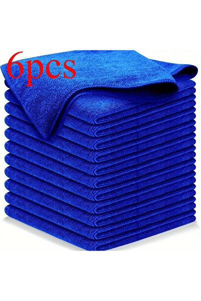 Choice Blue 6pcs 5/6/10/12/20Pack Microfiber Cleaning Cloths for Cars | Lint-...
