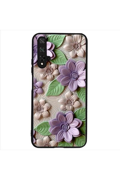 Sonique Θήκη 3D Flower Series για Honor 20 / Nova 5T Βιολετί