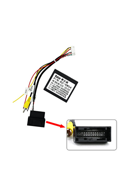 Choice محول كاميرا الرؤية الخلفية الأصلي XCB-VW-04 من Ainavi من RGB إلى RCA ل...