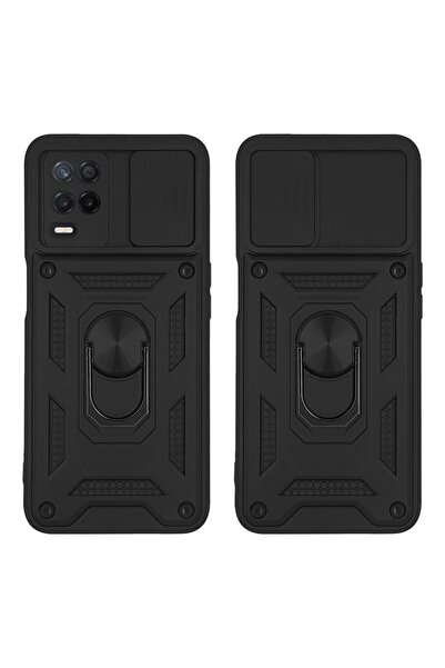 Sonique Θήκη Ring Armor CamPro Realme 8 5G Μαύρο