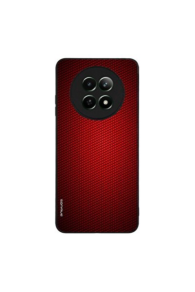 Sonique Θήκη Carbon Series για Realme Realme 12 5G / Realme 12x Κόκκινο