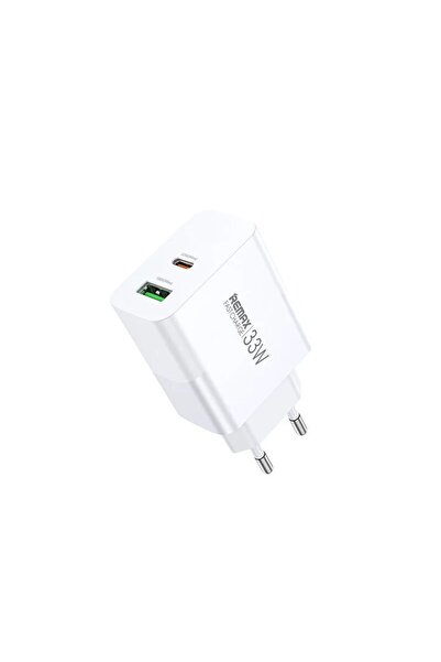 Remax Φορτιστής Kiddy Series Fast Charge RP-U122 33W, A+C Λευκό