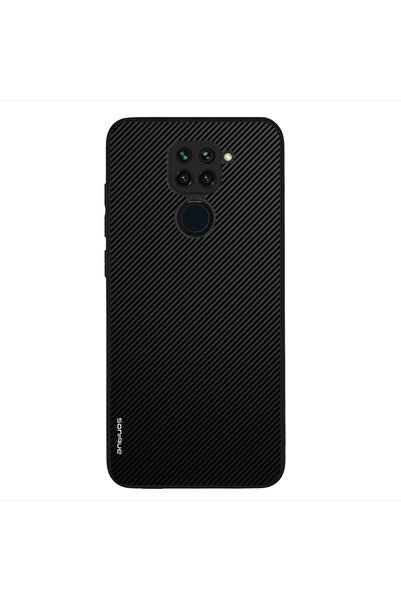 Sonique Θήκη Carbon Series για Xiaomi Redmi Note 9 Μαύρο