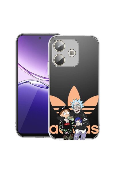 bestcase Θήκη για Xiaomi Redmi 13x / Poco M6 4G με σχέδιο Rick, Διαφανής, λεπ...