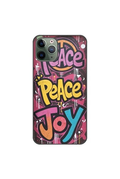 OEM Husa compatibila cu Apple iPhone 11 Pro Max Silicon Gel Tpu Model Peace a...
