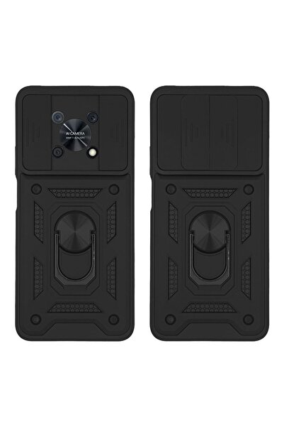 Sonique Θήκη Ring Armor CamPro για Huawei Nova Y90 Μαύρο