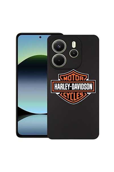 bestcase ¬Æ Husa pentru Xiaomi Redmi Note 14, Harley-Davidson, Slim Silicon 0...