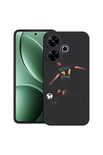bestcase Husă pentru Xiaomi Redmi 13x cu Design Fotbal, TPU Mat Ultra Subțire...