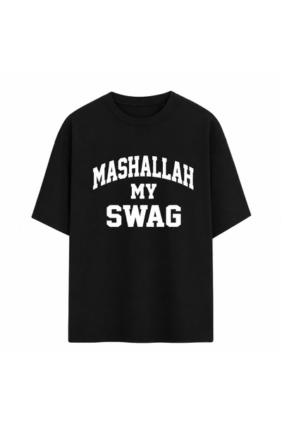 SVART WEAR Μασαχάλα Μάι Σουάγκ Ουνισέξ Όβερσάιζ 100% Βαμβακερό Μπλουζάκι