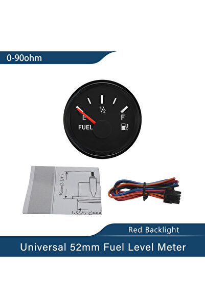 Choice1 0-90ohm BN Waterproof And Dustproof Universal 52mm Fuel Level Gauge M...