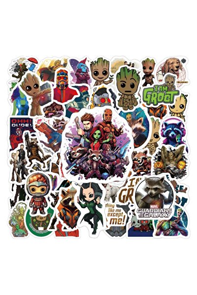 Choice QT-230A 52pcs Cartoon Guardians of The Graffiti Stickers Suitcase Stat...