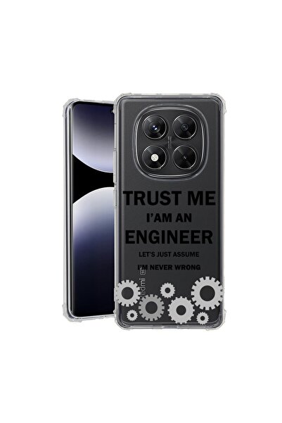 bestcase Husă pentru Xiaomi Redmi Note 15 Pro 5G cu design „Sunt inginer”, an...
