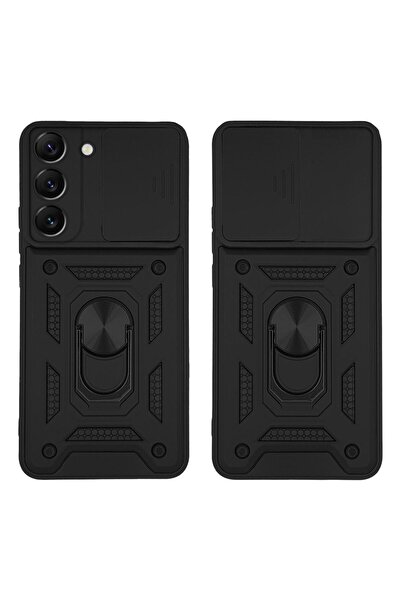 Sonique Θήκη Ring Armor CamPro για Samsung Galaxy S22 Plus Μαύρο