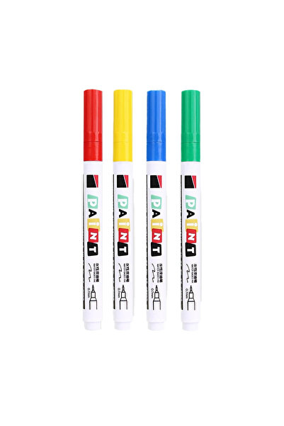 Choice12 4 mixed H 4 Pcs Permanent Paint Pens Set for Rock Painting, Stone, C...