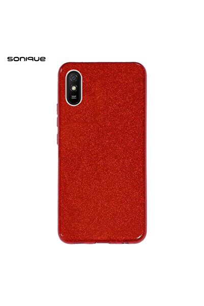 Sonique Θήκη Σιλικόνης Shiny Xiaomi Redmi 9A / Redmi 9AT Κόκκινο