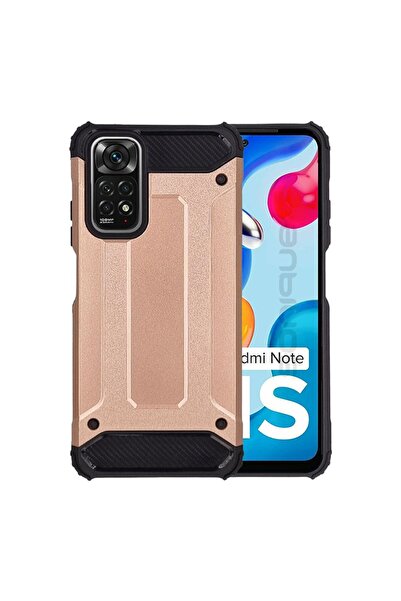 Sonique Θήκη Heavy Armor Xiaomi Redmi Note 11 4G / Redmi Note 11S Ροζ Χρυσό