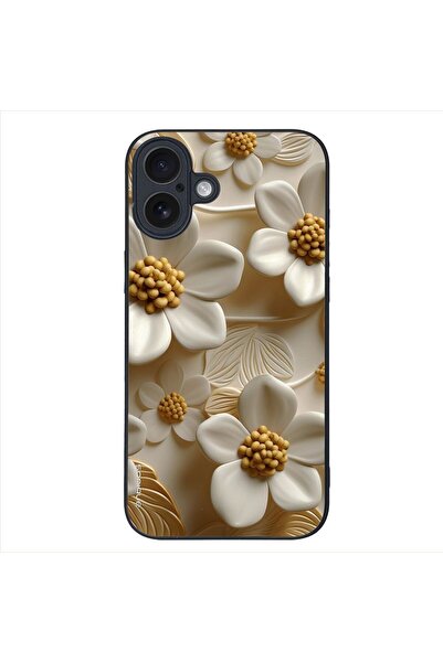 Sonique Θήκη 3D Flower Series για Apple iPhone 16 Plus Λευκό