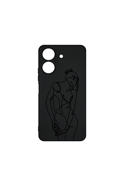 bestcase Λεπτή Θήκη Σιλικόνης 0.8MM, Συμβατή με Xiaomi Redmi 13C, Γυναικείο Σ...