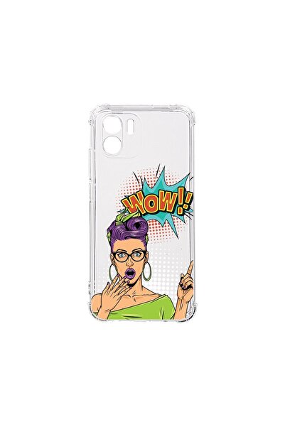 bestcase Противоударен калъф 1.5ММ, съвместим с Xiaomi Redmi A1, Girl Boss, У...