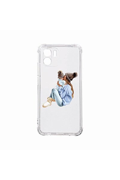 bestcase Αντικραδασμική Θήκη, Συμβατή με Xiaomi Redmi A1, Σχέδιο Κορίτσι-Μαμά...