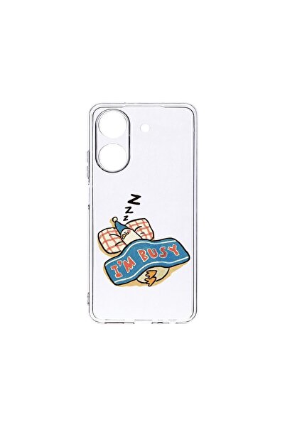 bestcase Διαφανής Θήκη Σιλικόνης 2MM, Συμβατή με Xiaomi Redmi 13C, Έχω Απασχό...