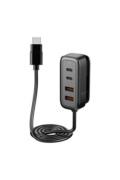 Brave BCC-29 60W Multi-Port Car Charger with 2 USB-C & 2 USB-A, Smart Power D...