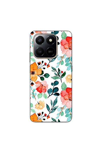 OEM Husa compatibila cu Honor 400 Smart Silicon Gel Tpu Model Painted Flowers