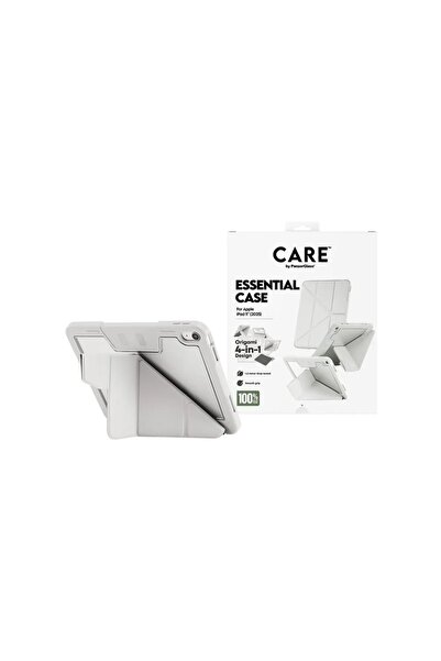 Panzer Glass iPad 11 inç (2026-2025) için CARE Essential Kılıf - Açık Gri