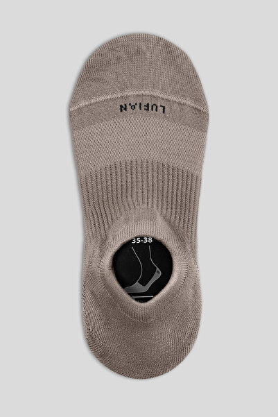 Lufian Color Women's Socks Beige