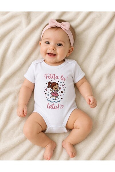 MiniKids Body MS, Fetita Lu' Tata!, alb-roz