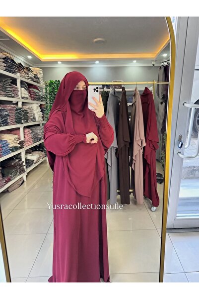 Yüsra Collection Costum Sahra și set de sufleuri din 2 piese