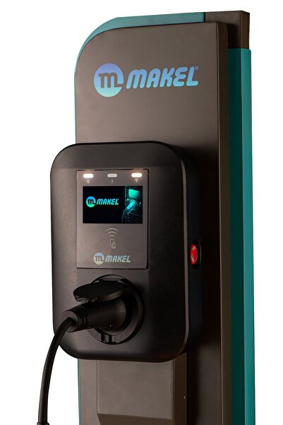 MAKEL Home Charger AC22 Elektrikli Araç Şarj İstasyonu Soketli Kablosuz Trifaze