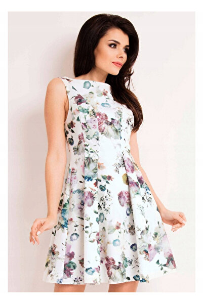 Infinite You Women's Dress, Infiniteyou, XL, Polyester, Floral Pattern, Flare...