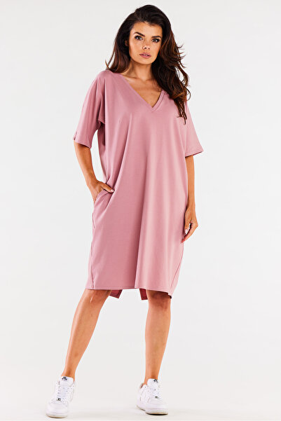 Infinite You Rochie dama InfiniteYou, Bumbac, M303 - Roz -, One Size INTL