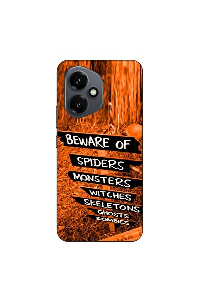 OEM Husa compatibila cu Honor 400 Silicon Gel Tpu Model Halloween Beware Signs