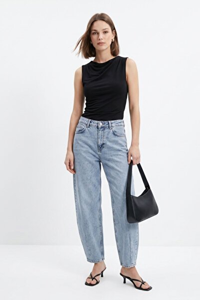 Rays Buzkar Paça Pleated Baggy Jean 3092