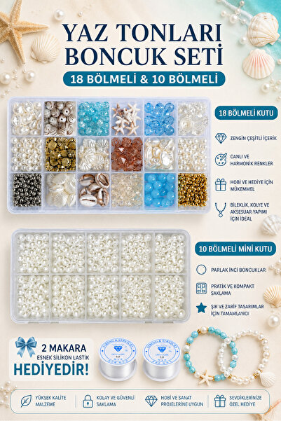 By MO Accessories Nova sezona letnjih perli i boja sa kutijom perli, set od 2...