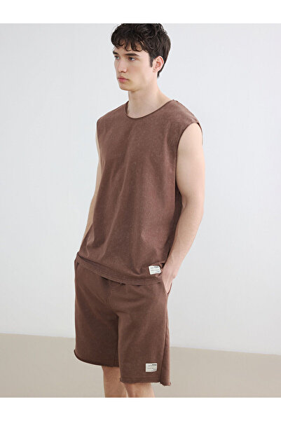 LC Waikiki Peak New Season Crew Neck Combed Cotton Men's Sleeveless T-Shirt
