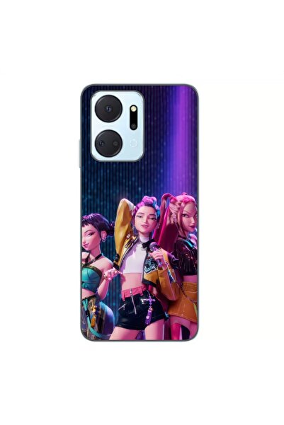 OEM Husa compatibila cu Honor X7a Silicon Gel Tpu Model KPop Demon Hunters Ru...