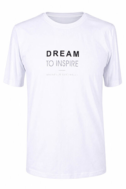 trender Dream to Inspire Print Supreme White Men's T-Shirt 226-08
