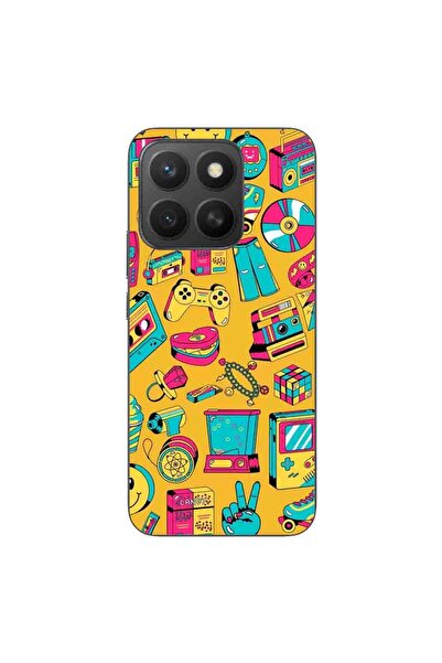 OEM Husa compatibila cu Honor X8c Silicon Gel Tpu Model Pop Art Vintage