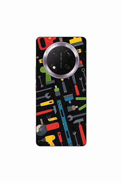 OEM Husa compatibila cu Honor Magic7 Lite Silicon Gel Tpu Model Unelte Pattern